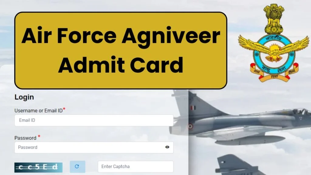 Airforce Agniveer Vayu Intake Phase Ii Admit Card