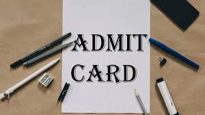 admit card