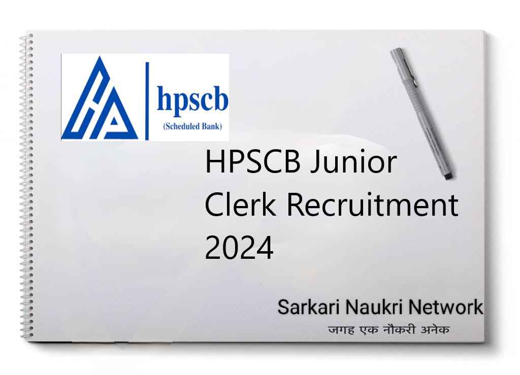 HPSCB Junior Clerk Recruitment 2024