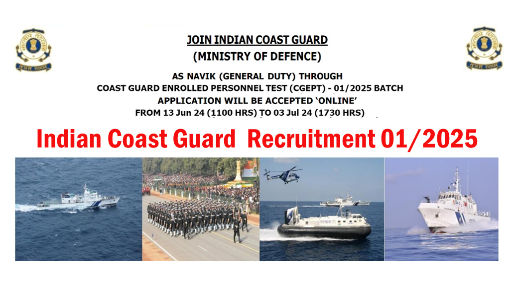 Coast Guard (ICG) Navik (GD) Yantrik 01/2025