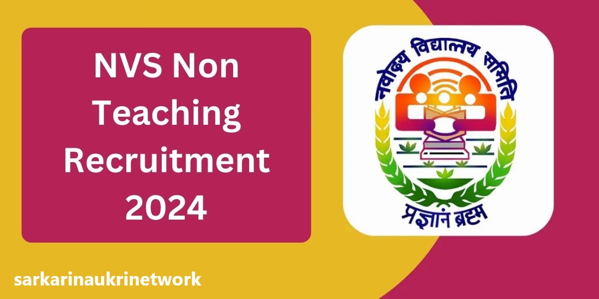 NVS Teaching Recruitment 2024