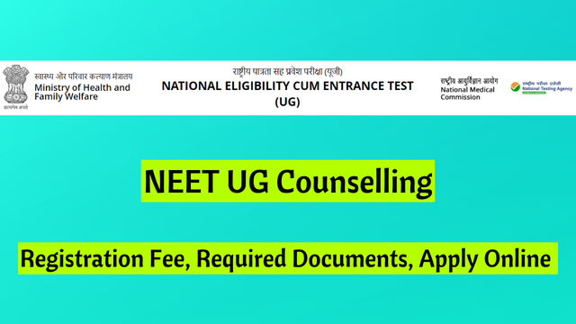 NEET UG admission 2024