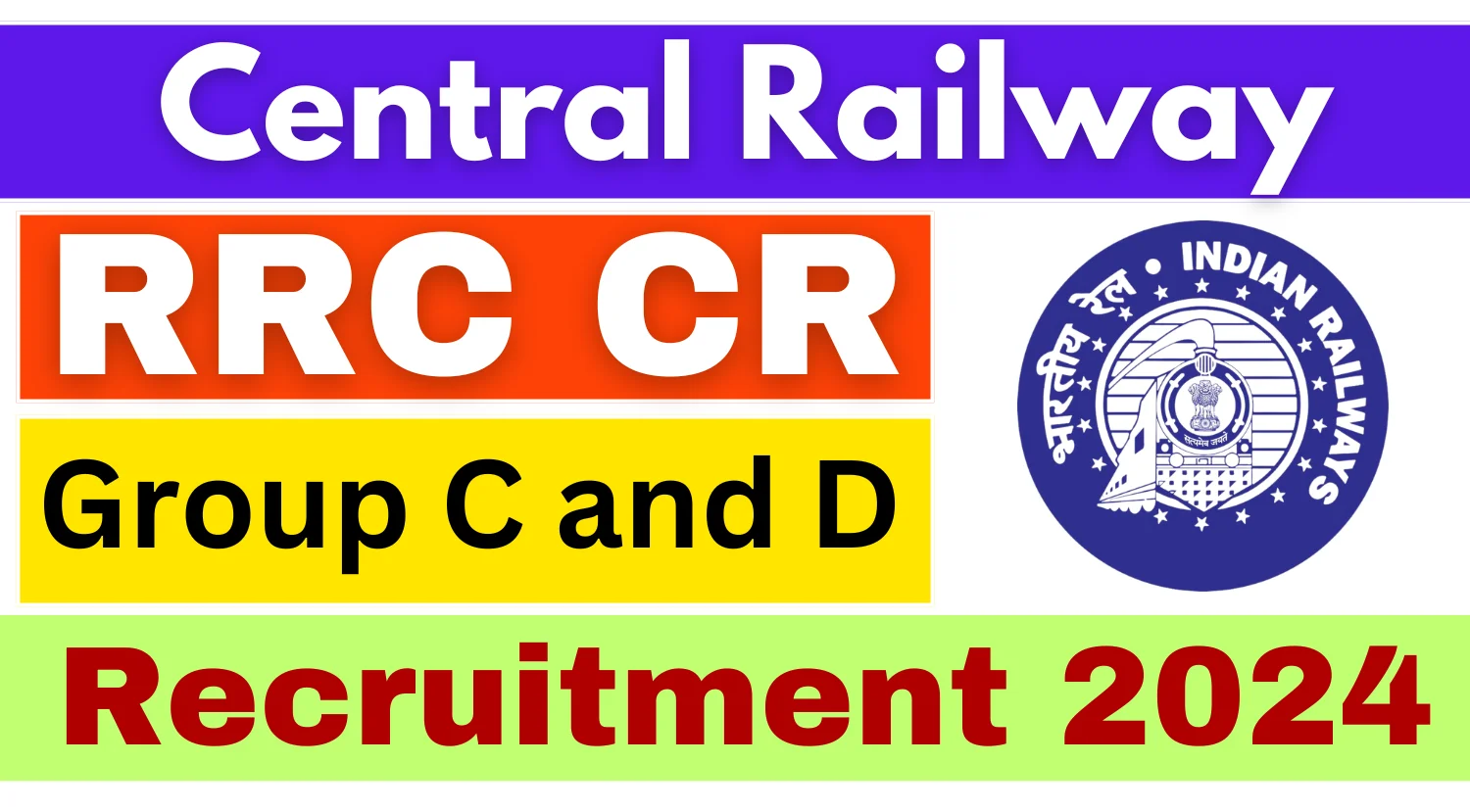 RRC CR Sports Quota Recruitment 2024