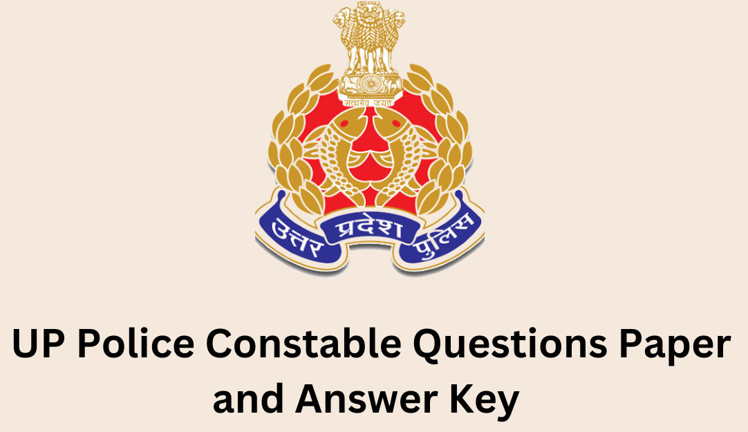 UP Police Constable Question Paper PDF