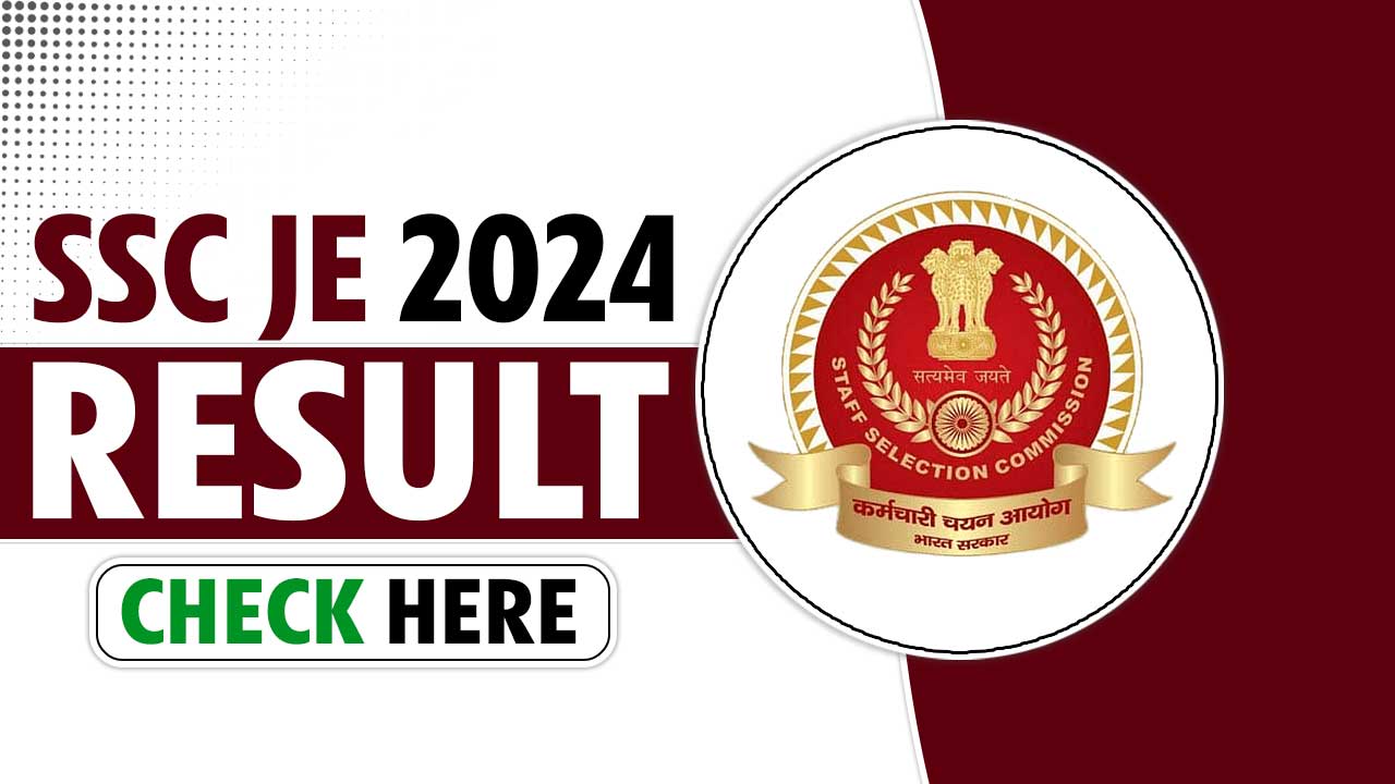 SSC JE Result 2024 Out, Cut Off, Merit List PDF Download Link for Paper