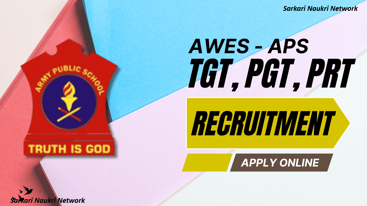 AWES Recruitment 2024