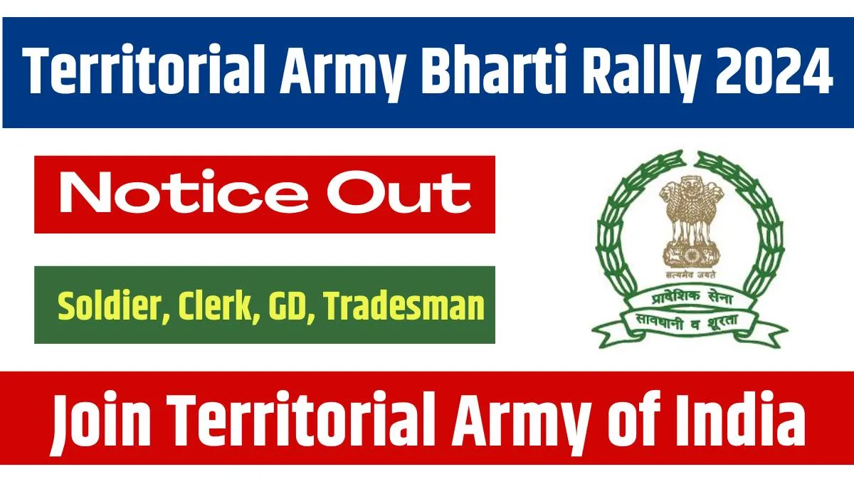 Territorial Army Recruitment 2024