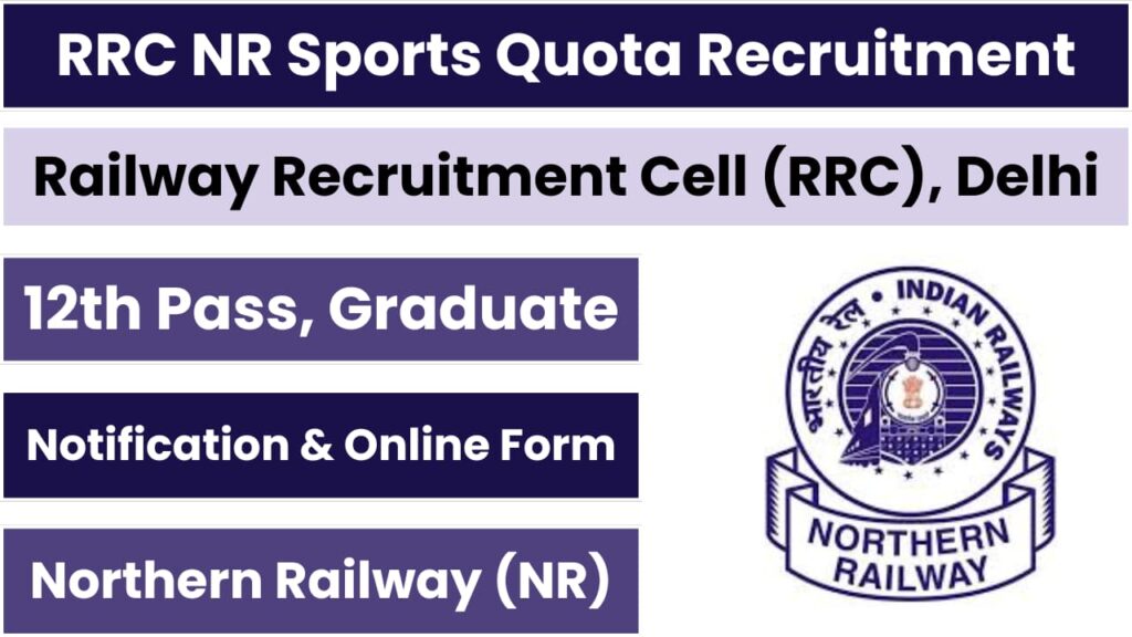 RRC NR Sports Quota Recruitment 2024