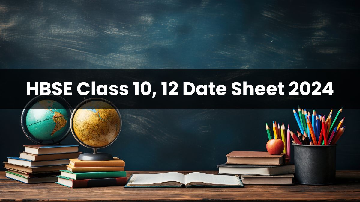 HBSE Date Sheet 2024-25