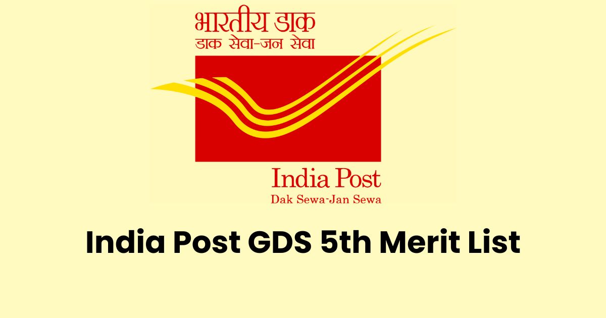 India Post GDS 5th Merit List